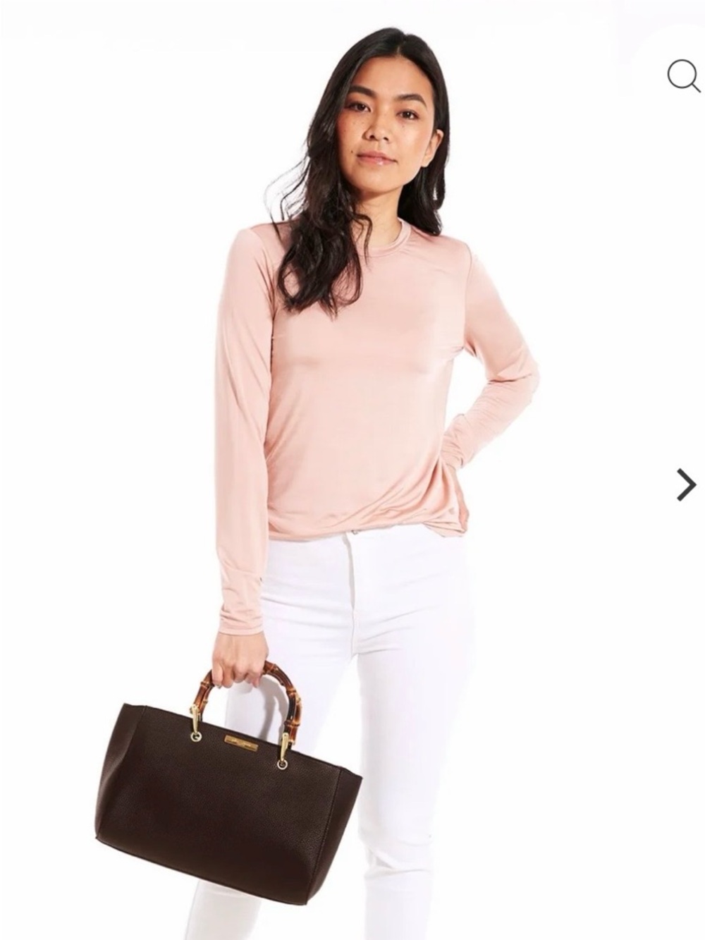 Katie Loxton London Avery Bamboo Pebbled Vegan Leather Tote Bag